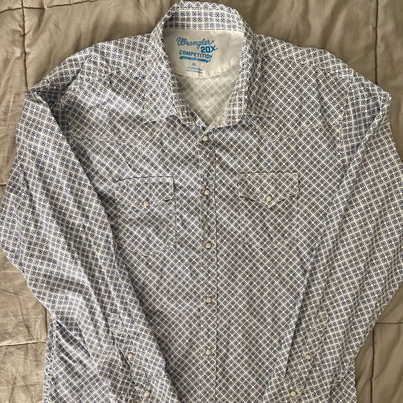 Wrangler 20x Western Pearl Snap Shirt - Picture 1 of 4